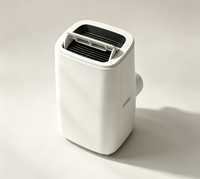 Aire Acondicionado Portátil Eléctrico Airwens para el Hogar, 14000 BTU, Ahorro de Energía, para Todas las Estaciones, con Kit Completo de Manguera de Extracción