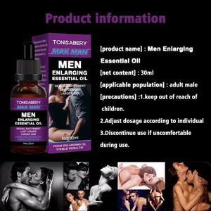 Nouveautés Huile d'agrandissement du pénis pour une durée prolongée, Huile essentielle de massage corporel pour hommes, Huile sexuelle pour hommes, Produits pour adultes - Product Image 3