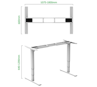 2024 bureau à domicile moderne hauteur réglable support d'ordinateur en métal Table assise-debout