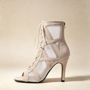 Chaussures de <span class=keywords><strong>danse</strong></span> Bachata Salsa 9,5 cm pour performance, entraînement et enseignement de la <span class=keywords><strong>danse</strong></span> de salon et jazz - Product Image 5