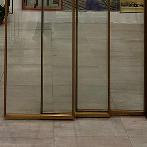 Bên ngoài khung hẹp nhôm kính cường lực cửa trượt Kính thiên văn nội thất cửa trượt - Product Image 5