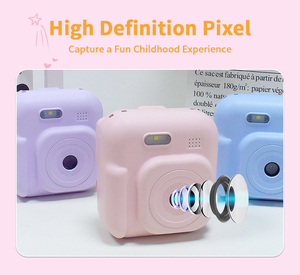 Yeni Çocuk Oyuncağı Anında Baskı Dijital Kamera MicroSD 1080p HD Dahili LED El Feneri 2.4'' IPS Ekran-K9PRO Çocuk Kamerası - Product Image 3