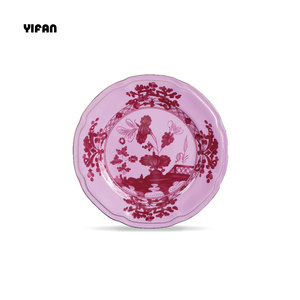 Vajilla de Lujo de Porcelana Fina Estilo Italiano en Color Rosa Tinta Vintage, Juego de Platos Decorativos de Cerámica, Todos los Colores Personalizables, Venta al por Mayor - Product Image 5