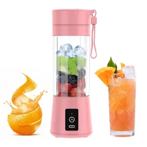 Multi-function Wholesale Electric USB Fresh Orange Juicer Mini Blender Smoothies Mixer Six Blades Portable Blenders and Juicers