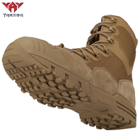 Bottes tactiques de combat en cuir véritable et nylon Cordura, respirantes, antidérapantes, résistantes à l'usure, pour l'escalade, la randonnée et les activités de plein air
