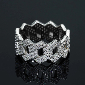 T0761 Anello di Lusso in Oro Bianco con Diamante Taglio Brillante Rotondo Colore D Naturale Unisex per Uso Quotidiano - Product Image 6