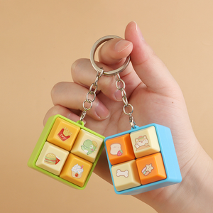 Mini-jouet anti-stress en plastique, 4 touches, interrupteur mécanique 2, 5, 9 touches, clavier fidget <span class=keywords><strong>personnalisé</strong></span> avec capuchon de touche LED et <span class=keywords><strong>porte</strong></span>-clés - Product Image 3