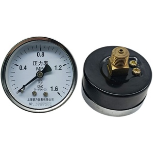 Y-60Z เกจวัดแรงดันตามแนวแกน 0-1.6MPa สำหรับเครื่องอัดอากาศแบบนิวเมติกไฮดรอลิกสุญญากาศ - Product Image 3