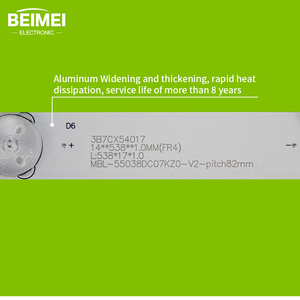 Tira de luz <span class=keywords><strong>Led</strong></span> para TV, tira de retroiluminación de TV, 2 unidades/lote, para Seewo, 7led, 3V, 2 unidades - Product Image 3