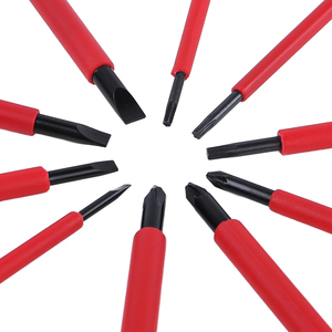 Qixin Trung Quốc Nhà Cung Cấp Tùy Chỉnh <span class=keywords><strong>13Pcs</strong></span> Tay Công Cụ Cách Điện Vít Điều Khiển Sản Xuất Điện Công Nghiệp <span class=keywords><strong>VDE</strong></span> <span class=keywords><strong>Screwdriver</strong></span> Set - Product Image 2