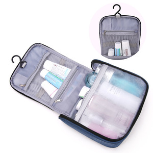 Travel Toiletry Bag Waterproof Portable With Hook <b>For</b> Business Trip <b>Storage</b> Custom Logo Available - Product Image 4