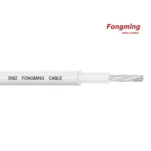 उच्च तापमान केबल 28wag सफेद ब्रेएडेड केबल मिमा फाइबरग्लास हीटिंग के लिए इन्सुलेट विद्युत तार. विश्वसनीय निर्माता - Product Image 5