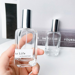 Botella de spray de vidrio de alta calidad para perfume, 35 ml, transparente, de alta gama, para muestras de cosméticos, botella de repuesto. - Product Image 4