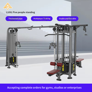 Équipement de <span class=keywords><strong>fitness</strong></span> complet multi-stations, appareil d'entraînement de force pour 5 personnes pour salle de sport commerciale - Product Image 2