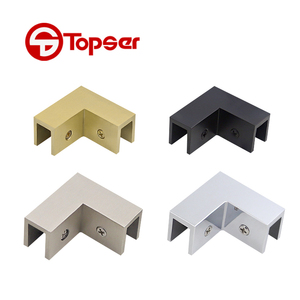 Vòi hoa sen cửa tay áo hơn 90 135 180 độ Góc điều chỉnh kết nối kẹp rắn brass Glass Clip phần cứng phù hợp - Product Image 2