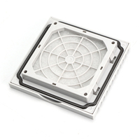 Filtre de ventilation industriel JK6621 116*116mm, ventilateur de refroidissement, grille anti-poussière