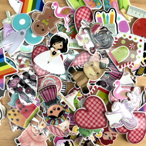 Parche de resina plano personalizado 4cm 5CM 6cm 7cm resina plana para decoración de accesorios de lazos DIY - Product Image 2