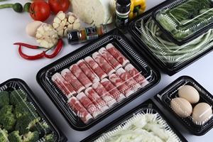 Nhà Cung cấp nhà máy bán buôn kích thước nhỏ bao bì thực phẩm Takeaway <span class=keywords><strong>container</strong></span> nhựa Bento hộp - Product Image 3