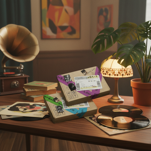 Album solo de V des BTS [LAYOVER] Édition limitée - Concept Soul Jazz des années 70 avec livre de paroles sur DVD et Polaroid signé - Product Image 3
