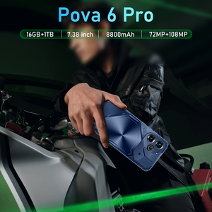 POVA6 Pro Max 5G <span class=keywords><strong>Smartphone</strong></span> <span class=keywords><strong>con</strong></span> MTK originale 65W ricarica rapida Dual SIM Android 14 QWERTY <span class=keywords><strong>tastiera</strong></span> Smart - Product Image 5