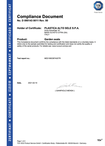 Sedia da Pranzo per Esterni in Polipropilene Made in Italy, Resistente alle Intemperie, per Ristoranti e Hotel - Product Image 6