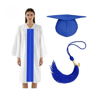 Conjunto de Toga, Birrete y Borla de Graduación Mate para Adultos 2026 al por Mayor, 100% Poliéster, Unisex, para Ceremonia de Graduación, Uniforme Escolar, Estudiantes <span class=keywords><strong>JJ</strong></span> - Product Image 3