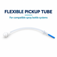 Lot de 3 accessoires pour pailles de bouteilles d'eau, adaptateur de bouteille pulvérisatrice, connecteur de conversion, tuyau et tube en silicone 34g