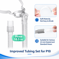 Kit de Repuesto CPAP P10 con Marco y Tubo Giratorio Compatible con el Sistema de Mascarilla Nasal AirFit P10, Sin Arnés Incluido