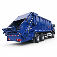 Camion compacteur SINOTRUK HOWO NX 8x4 20m³ à grand volume, 371HP, camion de voirie à charge lourde, camion de collecte des déchets