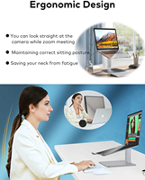 2023 nouveau Style usine acheter directement vente en gros support réglable pour ordinateur portable en aluminium pour MacBook Air Pro Dell XPS HP (10-17 pouces)