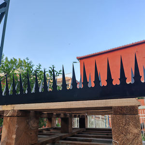 उच्च गुणवत्ता वाले धातु घुसपैठिए मध्यम आकार विरोधी चढ़ाई स्पाइक्स स्टील तार अलगाव सुरक्षा दीवार स्पाइक्स - Product Image 3