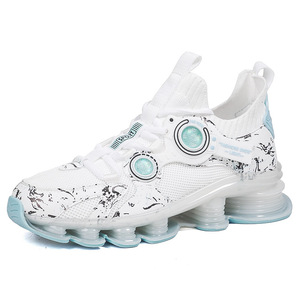 Cross-border large-size sports shoes for <b>boys</b> breathable running shoes basketball shoes casual mesh shoes men's shoes - Product Image 5