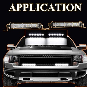 OVOVS 18W 4D 7" <strong>LED</strong> <strong>Light</strong> <strong>Bar</strong> Spot Flood Beam Single Row <strong>Light</strong> <strong>Bar</strong> for 4x4 Trucks Offroad - Product Image 5