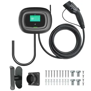 TUV CE Certification 32A Wallbox 22kw Type 2 EV Charger Hot Sales Vehicle Outdoor 22 KW Type2 Wall Box Smart Charging Station