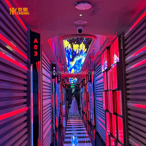 Đầy đủ Surround Stereo toàn cảnh màn hình điện tử thiết kế trong nhà KTV HD LED màn hình hiển thị 6D 5D phòng riêng Câu lạc bộ - Product Image 3