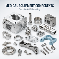 Équipement médical OEM, pièces en acier inoxydable usinées avec précision par CNC, composants personnalisés fabriqués selon des dessins