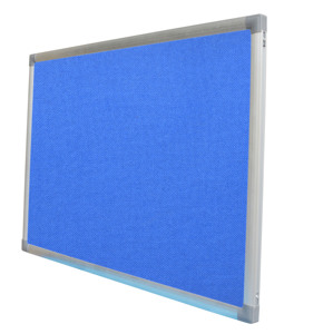 Tableau d'affichage mural en tissu avec cadre en aluminium pour bureau et maison - Product Image 1