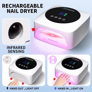 Lámpara UV Recargable Inalámbrica, Luz LED Roja para Esmalte de Gel, para Salones de Manicura Profesionales - Product Image 4