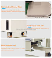 Machine de scellage thermique électrique semi-automatique à haute productivité pour films plastiques et sacs en aluminium, avec chauffage en cuivre pur