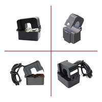 Sensor de Corriente de Núcleo Dividido de 100A 200A, Transformador de Corriente de Núcleo Dividido para Medidor de Energía