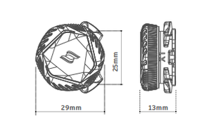 Clip per Scarpe Automatiche Rotanti in Plastica Resistente con Superficie Liscia, Lacci Senza Nodo per Uso Sportivo e Outdoor, Accessori per Scarpe Modello X1E - Product Image 4