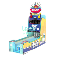 Machine de jeu d'arcade de bowling magique à monnayeur avec système de récompense, équipement d'amusement commercial de bowling pour enfants pour centre de jeux