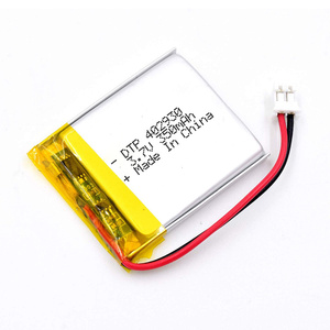 350mAh pin hoạt động đèn Mặt dây 3.7V dtp402930 LiPo pin ngoài trời - Product Image 1