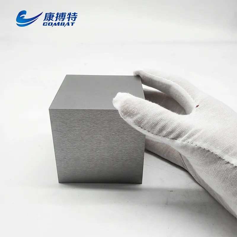 99.95% Cube de tungstène pur 1kg Prix du bloc de tungstène