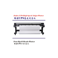 Plotter de Inyección de Tinta Jindex CAD Apparel Gerber, Plotter de Alta Velocidad con Gran Ancho de Impresión y 4 Cartuchos, Impresora Automática