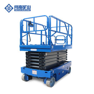 פלטפורמת הרמה ניידת מסוג מספריים קלה במשקל, גובה הרמה 6 מטר 8 מטר, שולחן הרמה נייד מסוג מספריים - Product Image 3