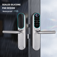 Fabrieksprijs Ip65 Waterdicht Roestvrij Staal Outdoor Vingerafdruk Smart Hotel Deurslot Keyless Tuya Ttlock Smart Lock