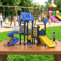 Équipement de terrain de jeu extérieur personnalisé pour les enfants, pour les écoles maternelles et les parcs communautaires