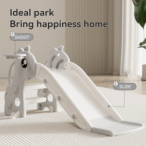 Nouveau design <span class=keywords><strong>de</strong></span> toboggan en plastique d'intérieur facile à ranger pour enfants Jouet <span class=keywords><strong>de</strong></span> cerf autoportant sûr avec panier <span class=keywords><strong>de</strong></span> basket - Product Image 5