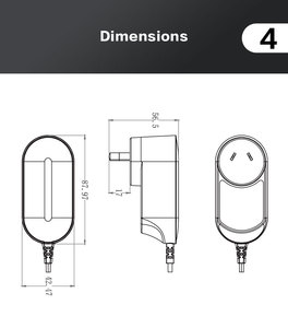 Simsukian Phổ Cung Cấp Điện 100 240V AC DC <span class=keywords><strong>Adapter</strong></span> 1A 3A 4V 9V 18V <span class=keywords><strong>19V</strong></span> 20V 12V 48W 24V 2A Euro Anh Cắm GS LED Power <span class=keywords><strong>Adapter</strong></span> - Product Image 3